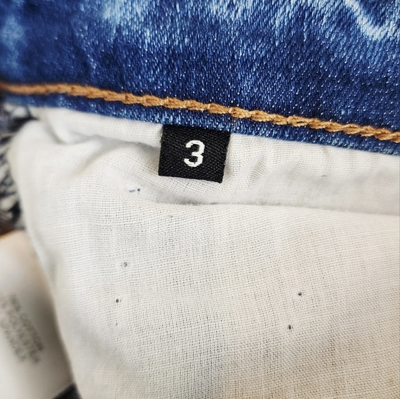 Cafe Denim Premium Distressed Ankle Skinny Jeans Pants - Picture 7 of 9